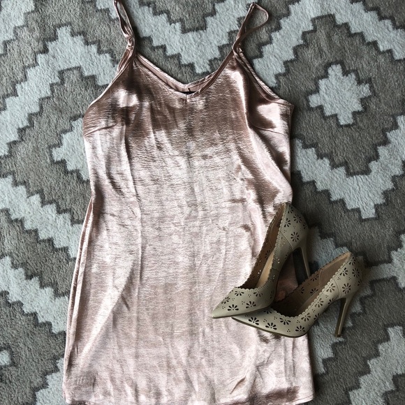 Boohoo Dresses & Skirts - Pink Satin Slip Dress💕